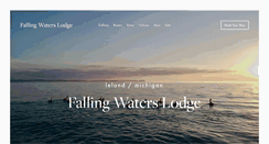 Desktop Screenshot of fallingwaterslodge.com